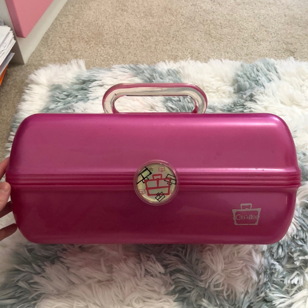 Pink Caboodle Plastic Make Up Organizer